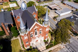 Sacred Heart Cultural Center Aerial 0377